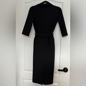 NWT Black Collared Dress